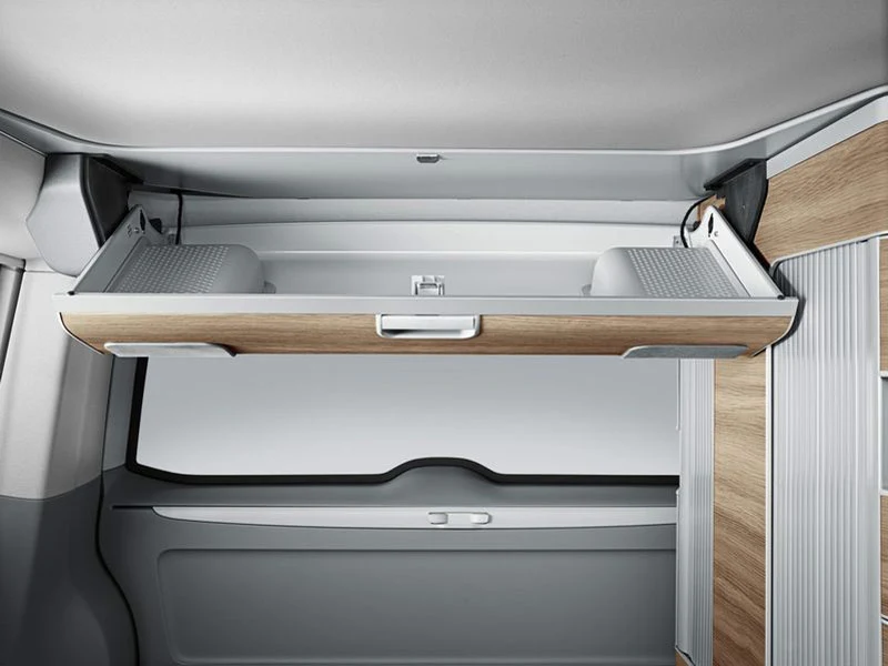 The vans also sport Wi-Fi, air-conditioning and central heating