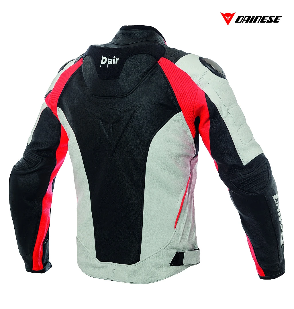 Working in concert with back and chest-protectors, the Misano 1000 helps to protect the rider's collar bone, chest, and back in addition to reducing strain on the neck