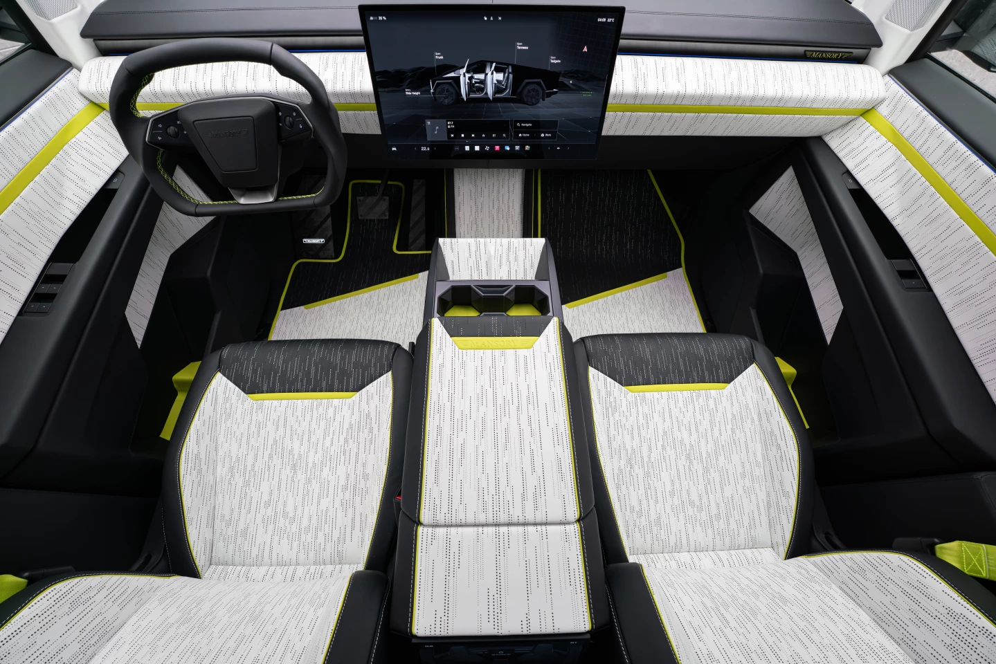 The interior can be customized too – but why not go with "budget airport hotel lobby" anyway?
