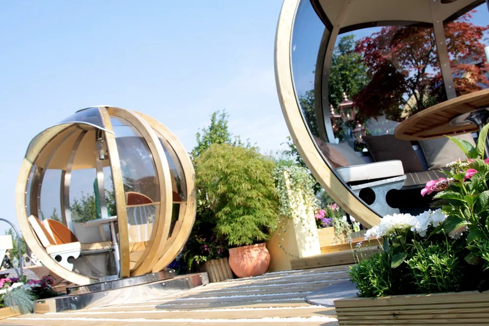 The G-PODs can be personally customized to create an office, studio or outdoor retreat