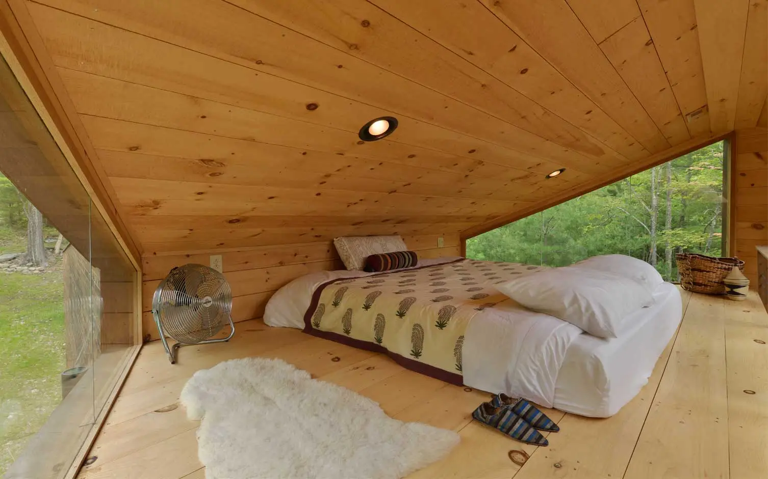 Gorgeous elevated master bedroom sleeps two