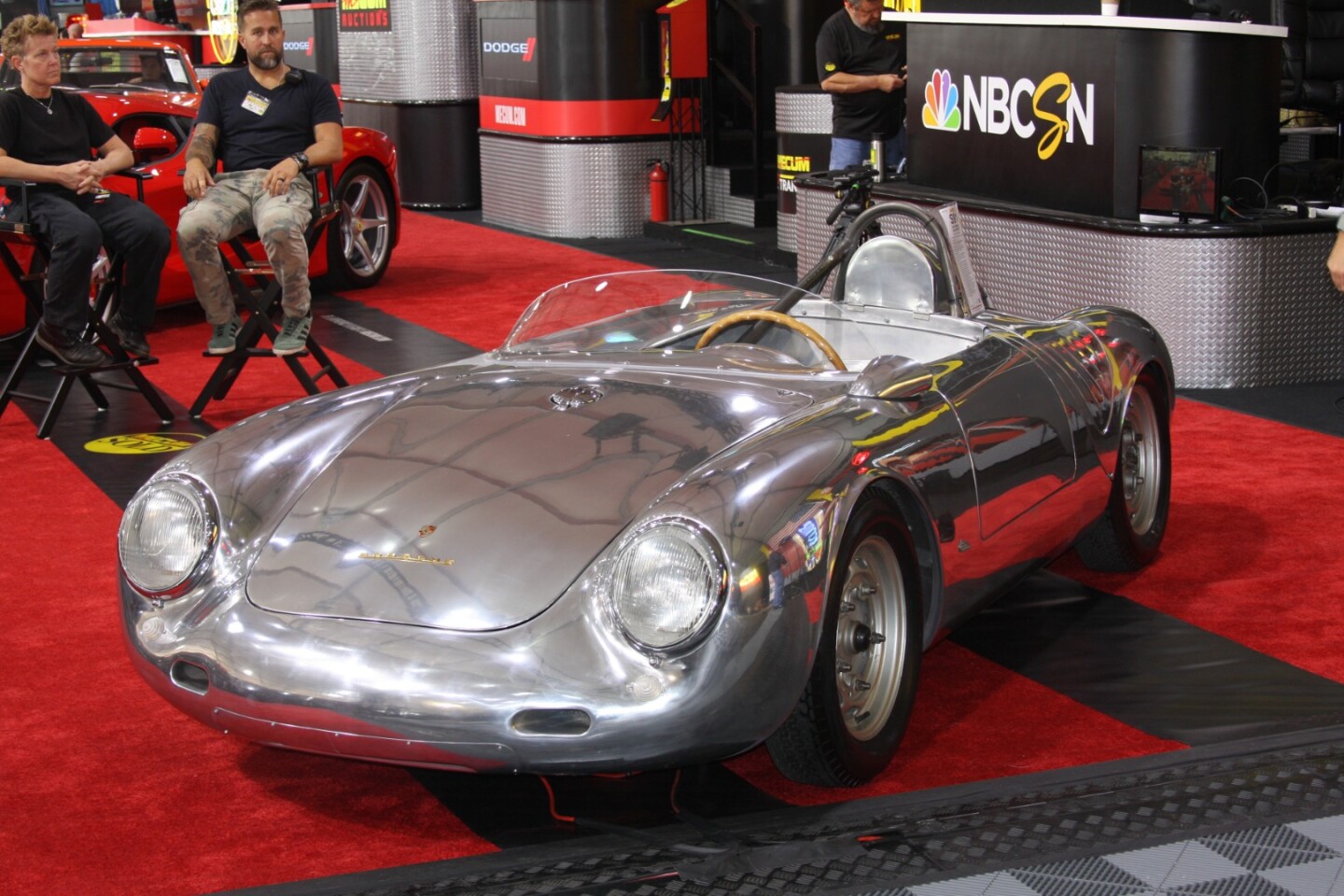 1958 Porsche 550A Spyder | Failed to reach reserve price. High bid: $2,000,000 | Estimate: from $4,500,000 to $5,000,000 | Auction: Mecum | Lot S91 | Official Description