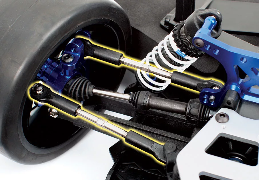 The Traxxas XO-1's toe and camber links