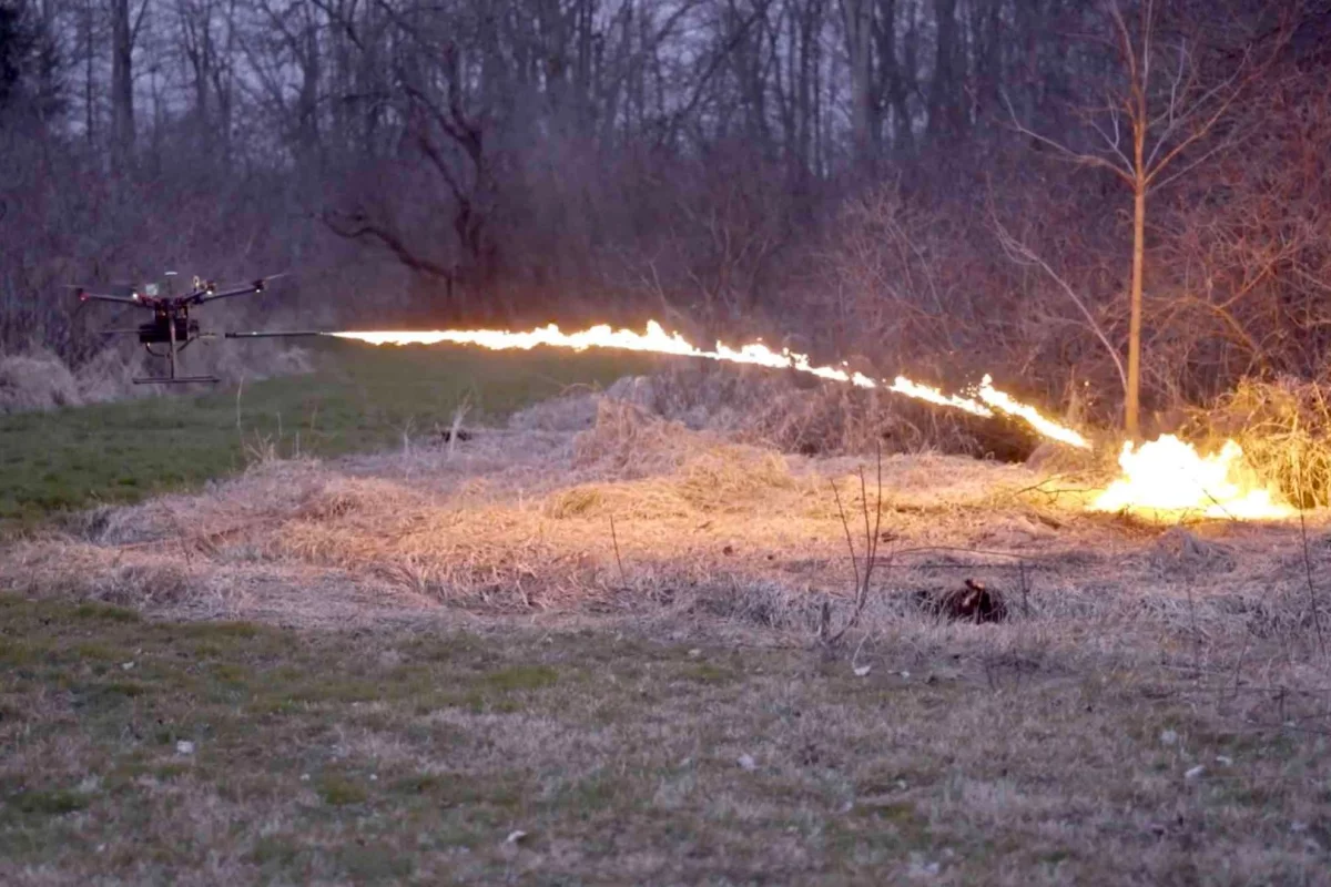 The TF-19 Wasp is capable of igniting targets up to 25 ft away