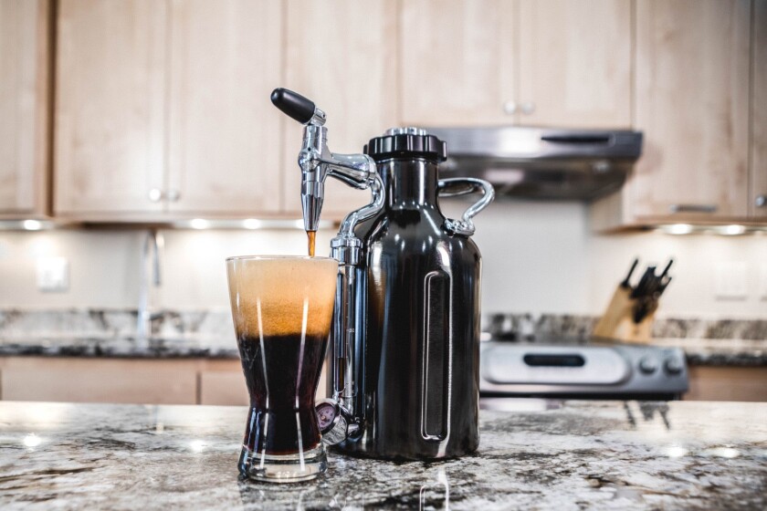 The uKeg Nitro brews, stores and pours nitro-infused cold-brew coffee - and looks cool while doing it