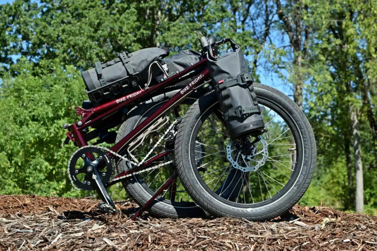 Connect bike touring legs of the trip by folding the Bike Friday All Packa down and transporting it via car, train, airplane, boat, etc.