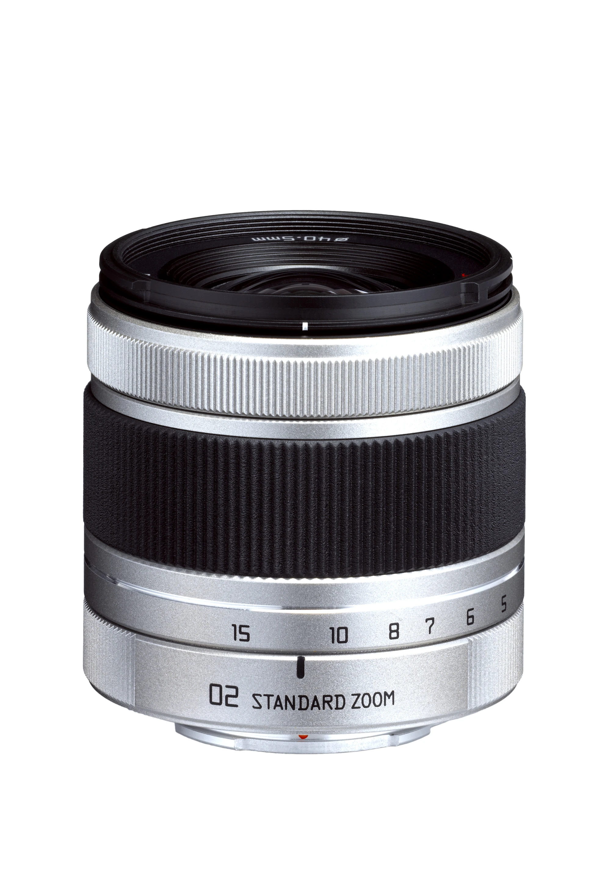 The Standard Zoom lens - a 27.5 to 83 mm zoom comprised of four extra-low-dispersion and low-refractive aspherical optical elements and with a minimum focusing distance of 11.8-inches