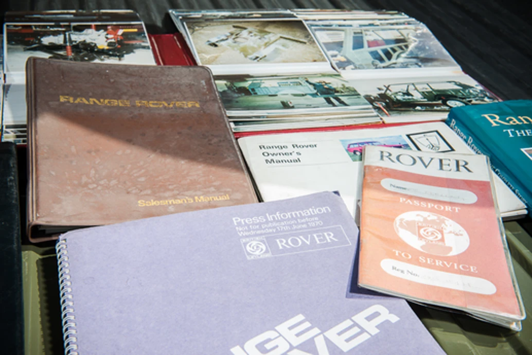 Range Rover literature