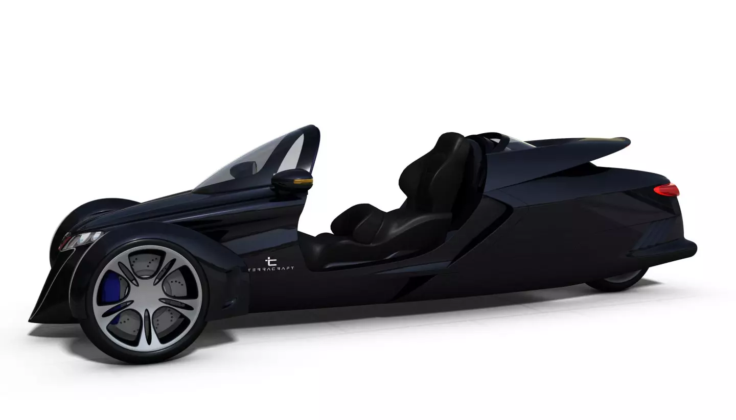 The TerraCraft tilting 3-wheel concept