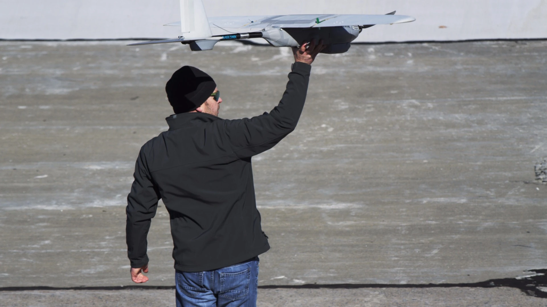 Launching the Desert Hawk