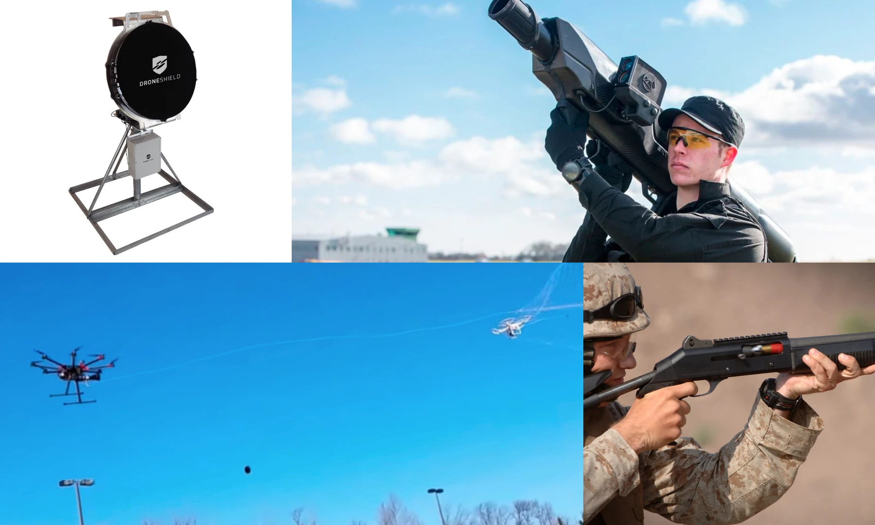 Judging by the technology on this list, someone somewhere thinks there’s an anti-drone buck to be had