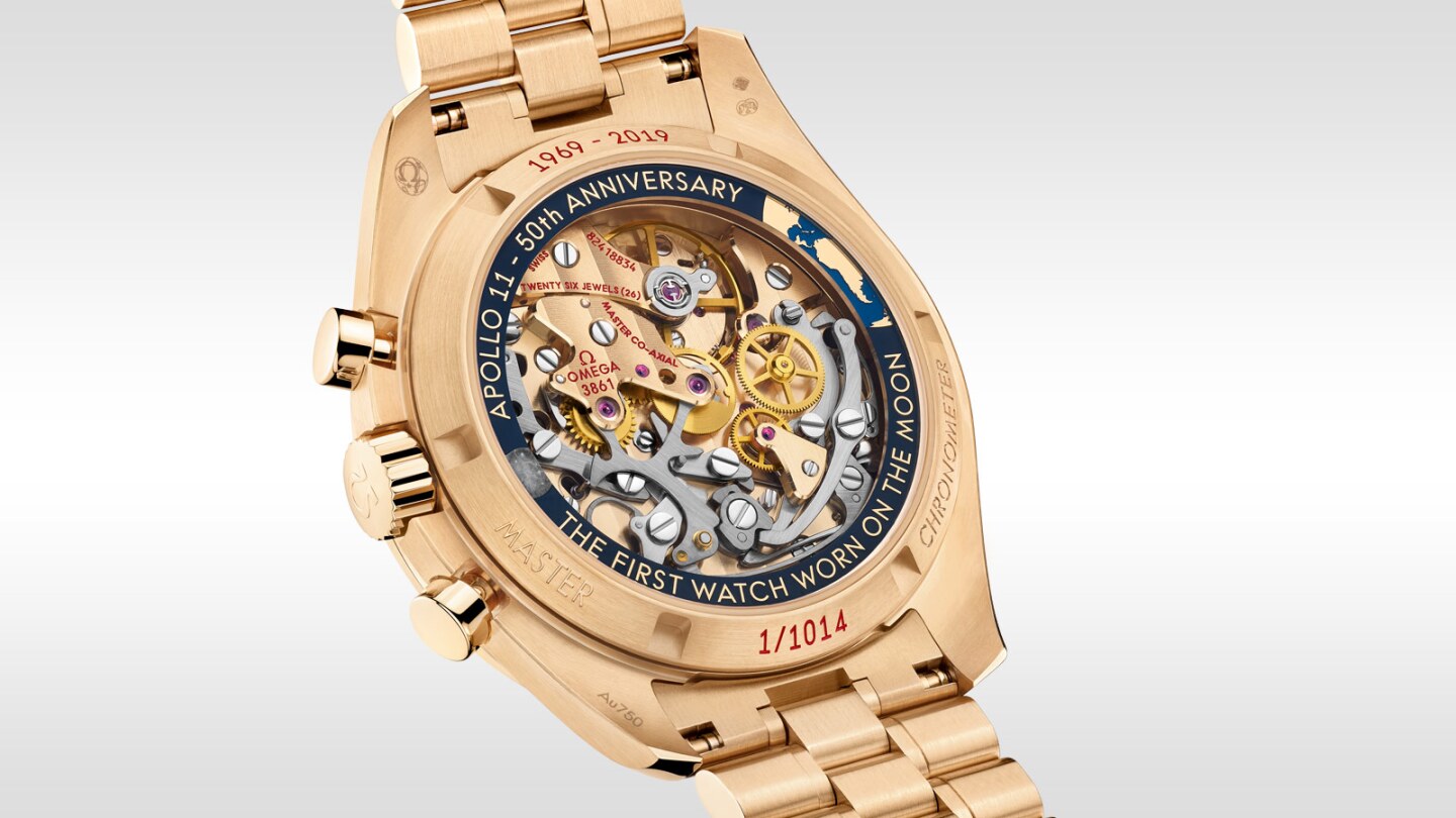 The Speedmaster Apollo 11 50th Anniversary Limited Edition reverse