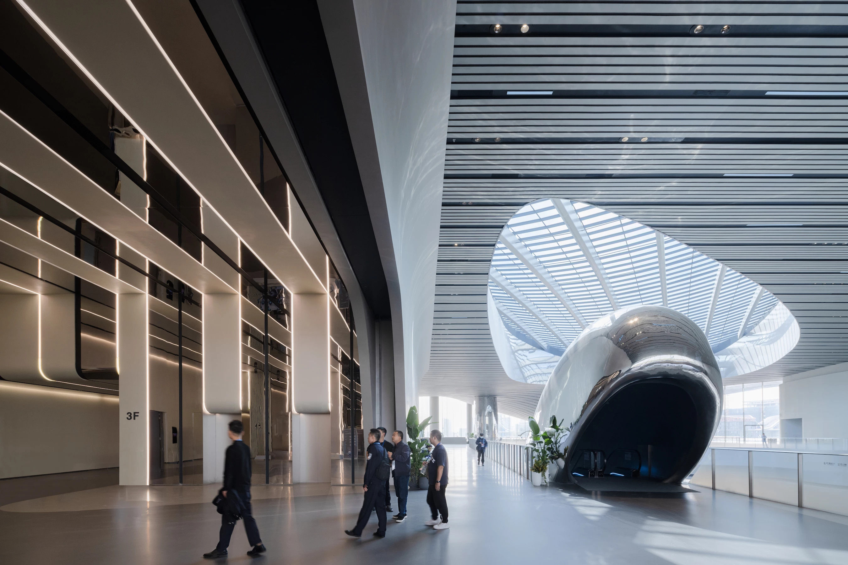 The Chengdu Science Fiction Museum's interior measures 59,000 sq m (roughly 635,000 sq ft)