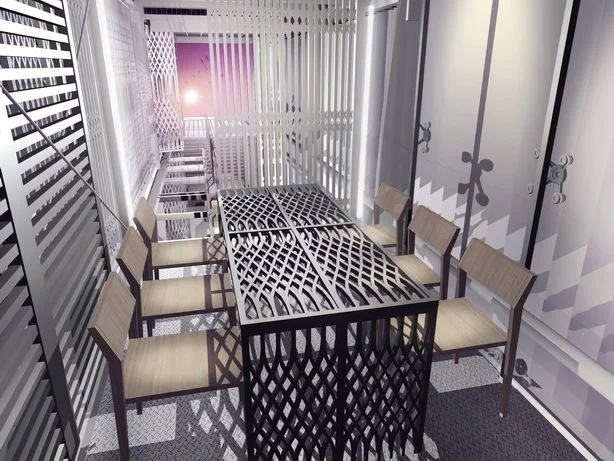 The OdMEx house concept's dining area