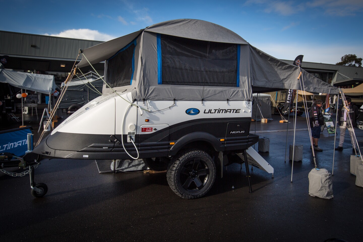 The Nexus is Ultimate Camper's latest camping trailer and its flagship