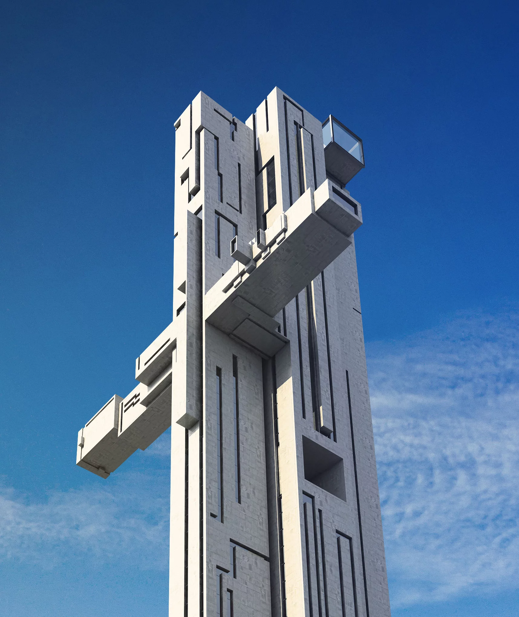 The architect claims the form has been arrived at with a "rational inevitability"
