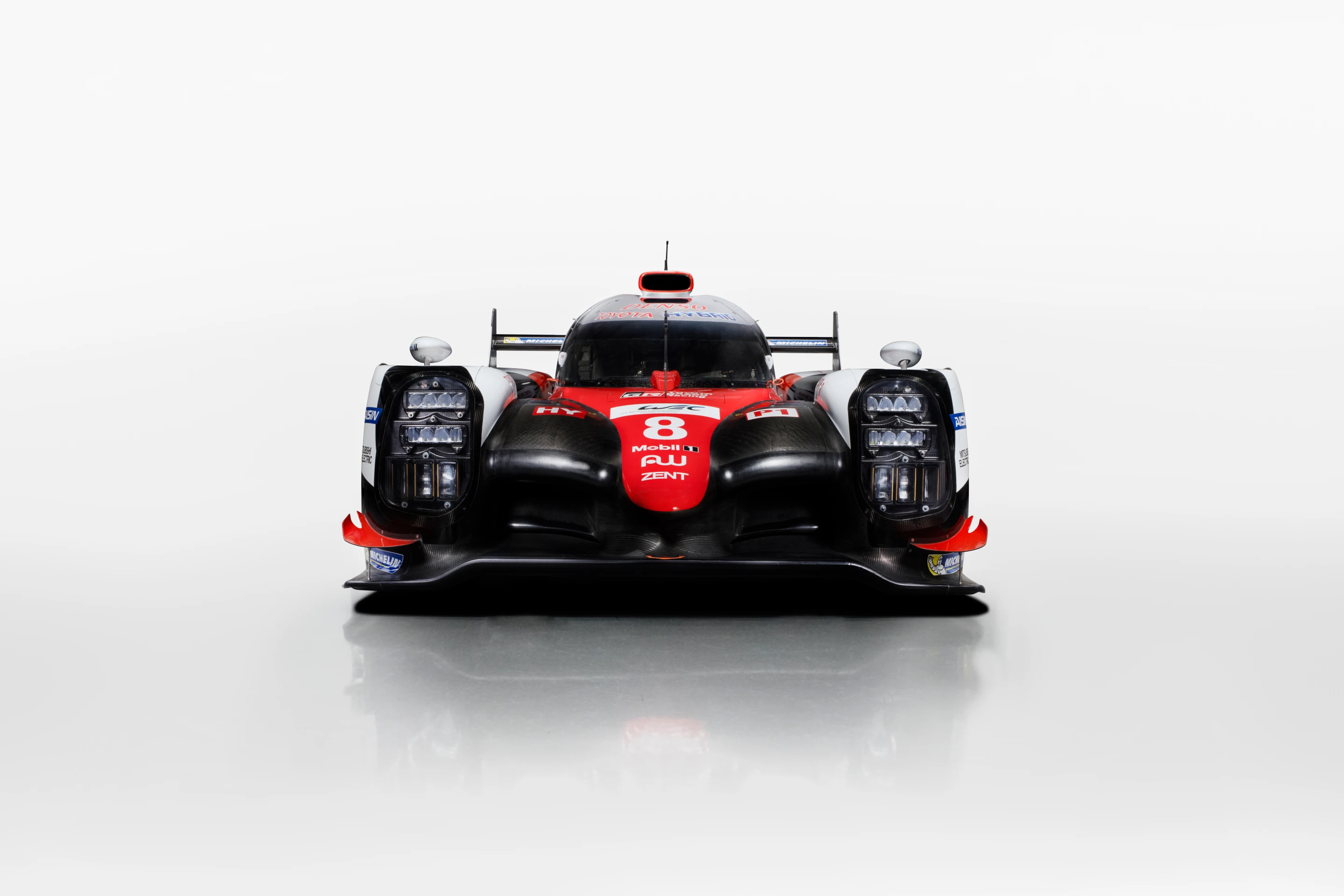 The Toyota TS050 has a taller front splitter