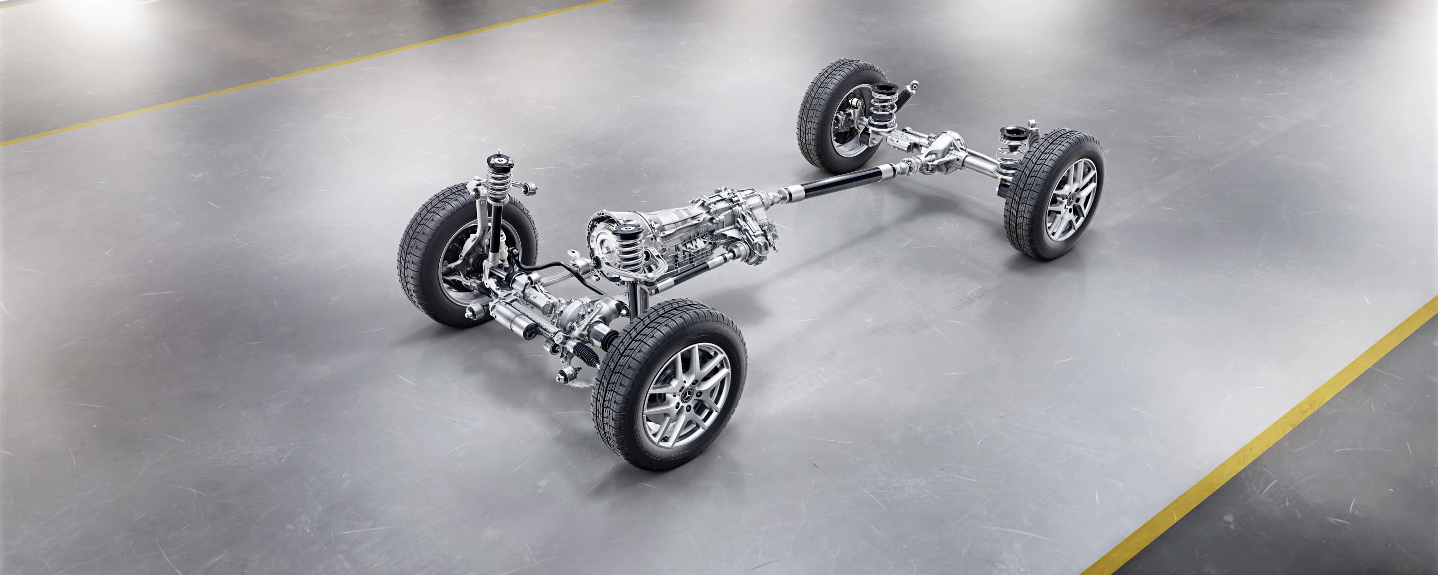 2018 G-Wagen: new double-wishbone front suspension