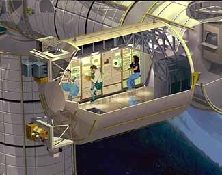 The Columbus station module (Image: ESA)