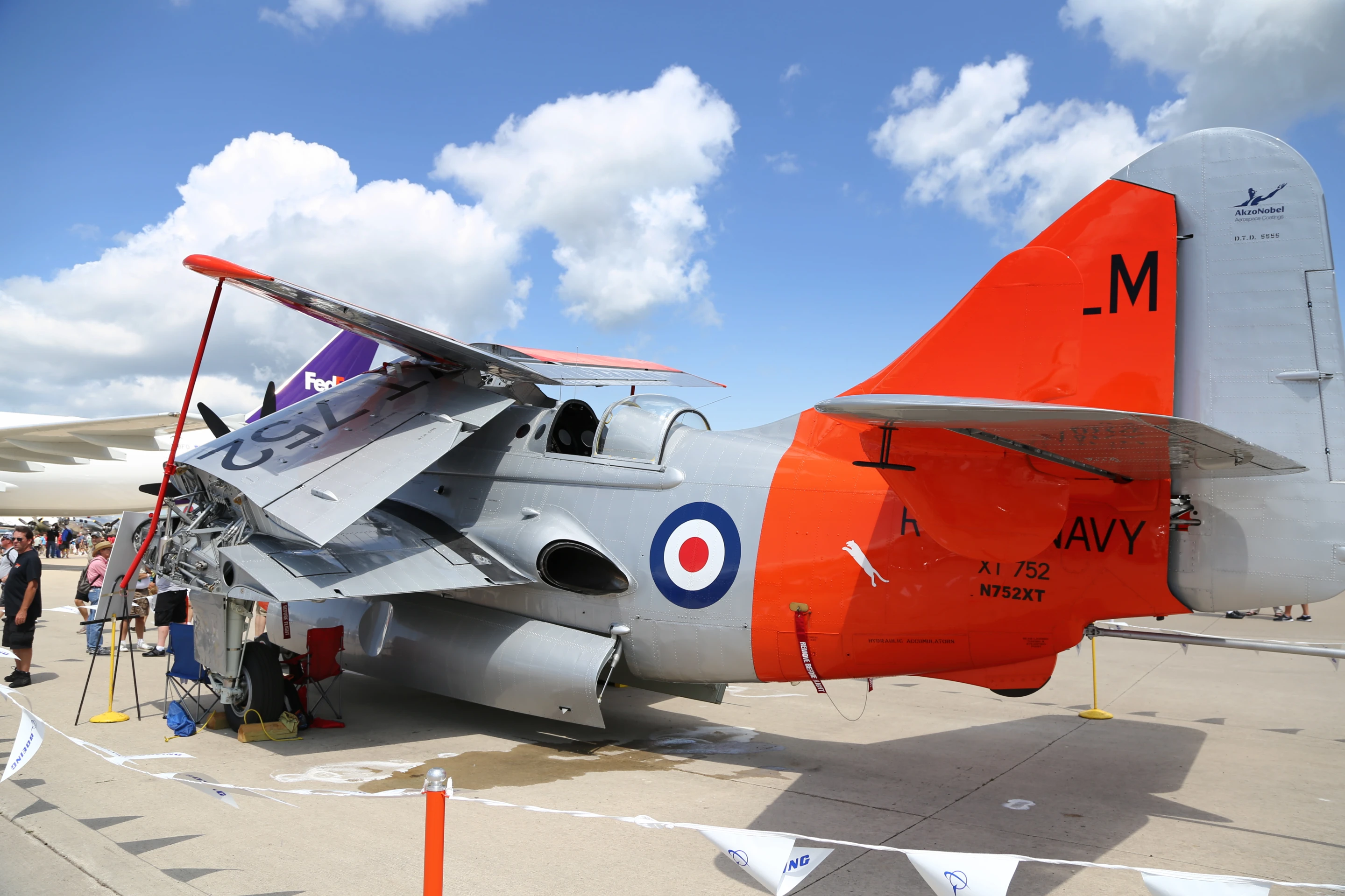 The Gannet was originally designed as an anti-submarine hunter but later adapted to deal out electronic countermeasures and take on delivery roles (Photo: Angus MacKenzie/Gizmag.com)