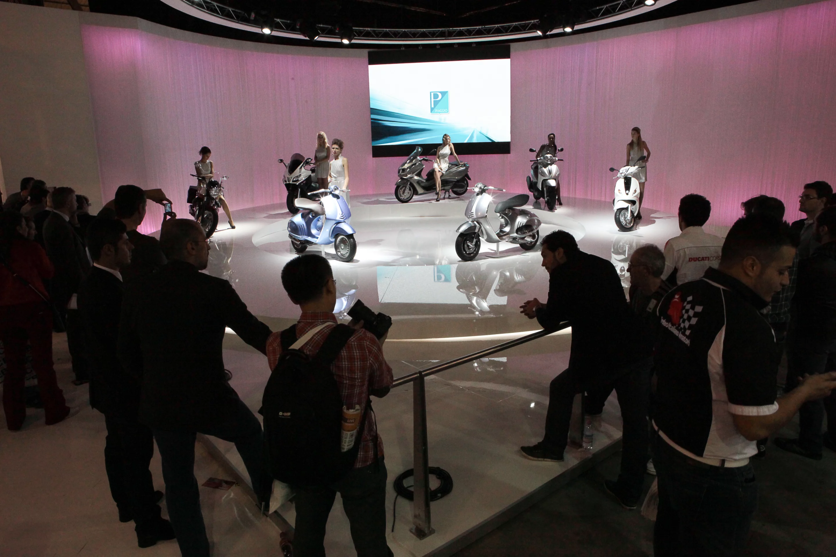 The Piaggio range of scooters includes two super scooters