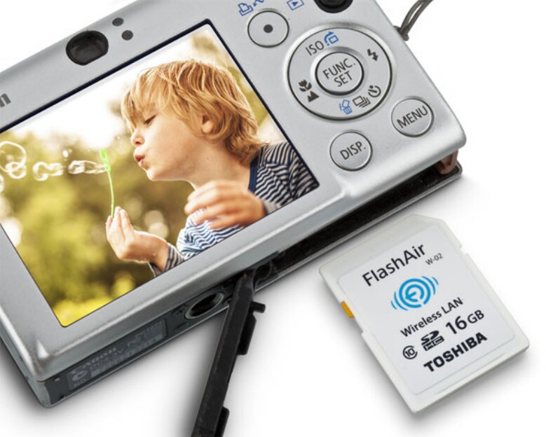 Toshiba Ups Capacity And Speed Of Its Flashair Wireless Sd Card