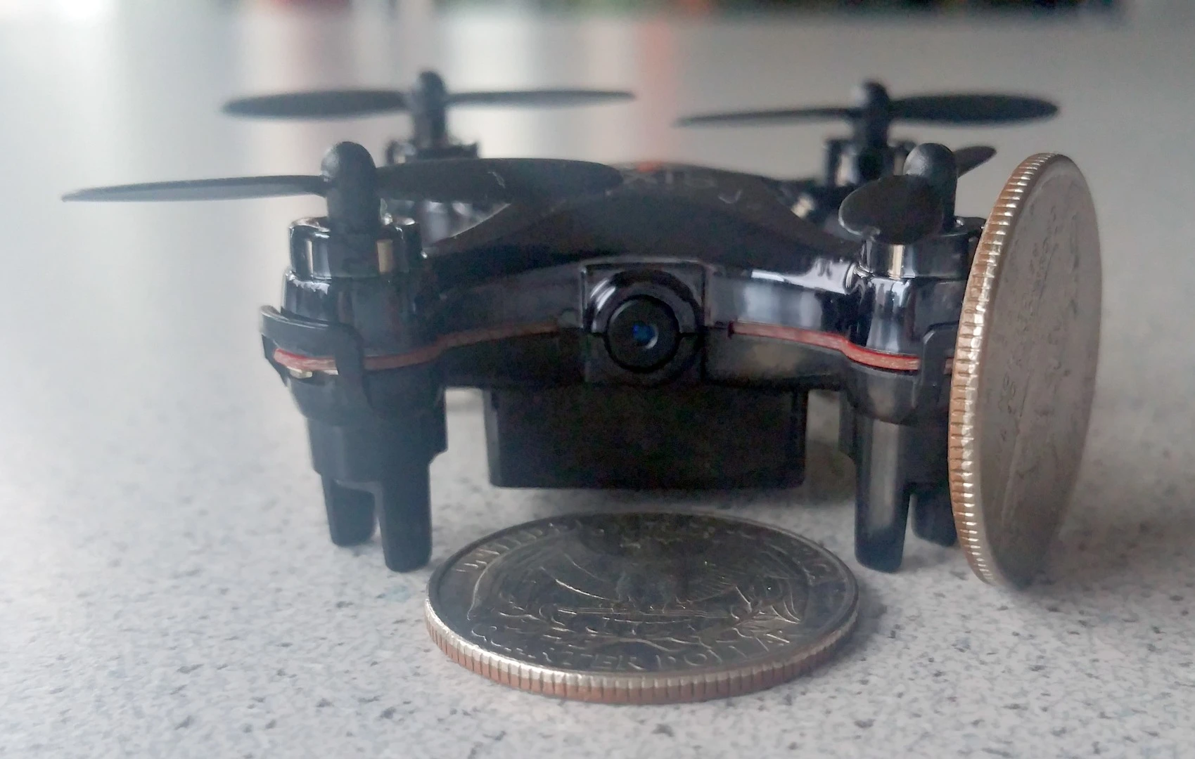 Not much larger than a quarter, the Axis Drones Vidius is one of the smallest, most portable video drones available