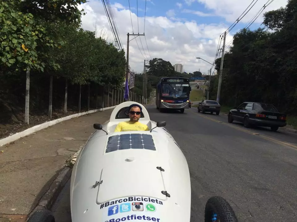 Some of the pedalling power can be diverted to a generator