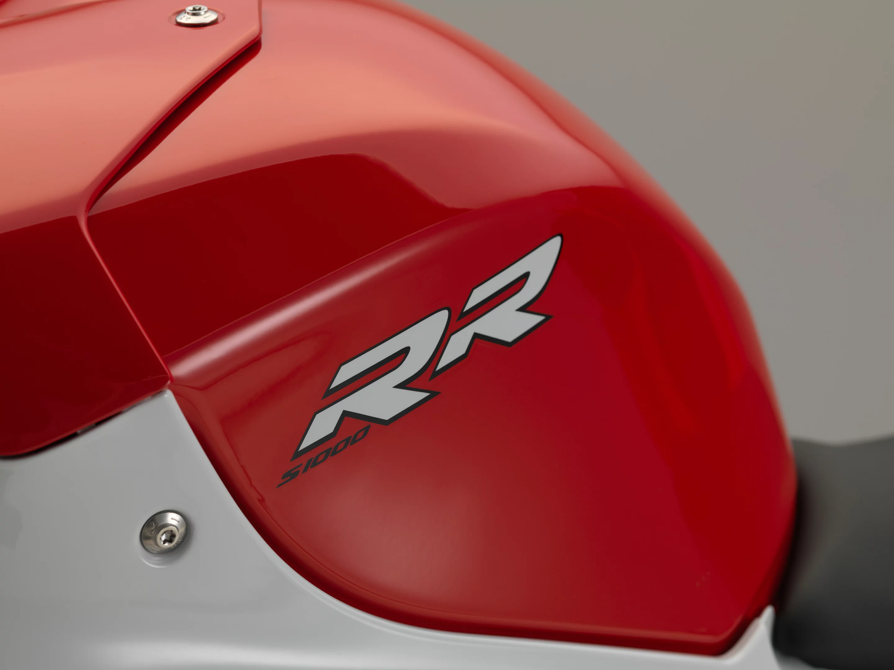 The 2015 BMW S1000RR tank