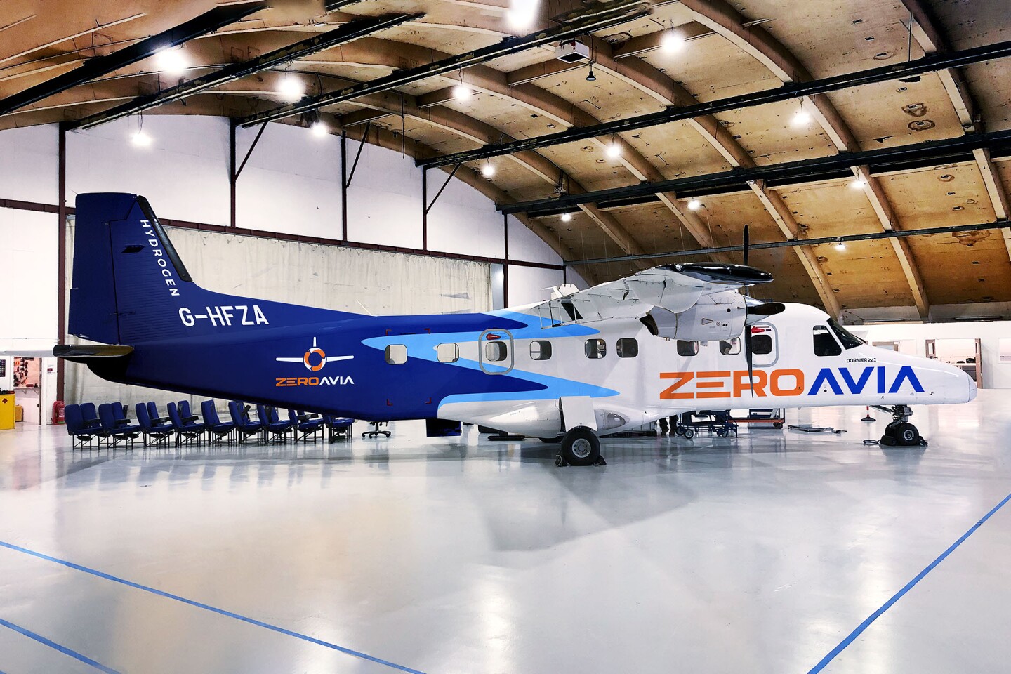 ZeroAvia is planning the first commercial flights for its 19-seat hydrogen airliner for 2024