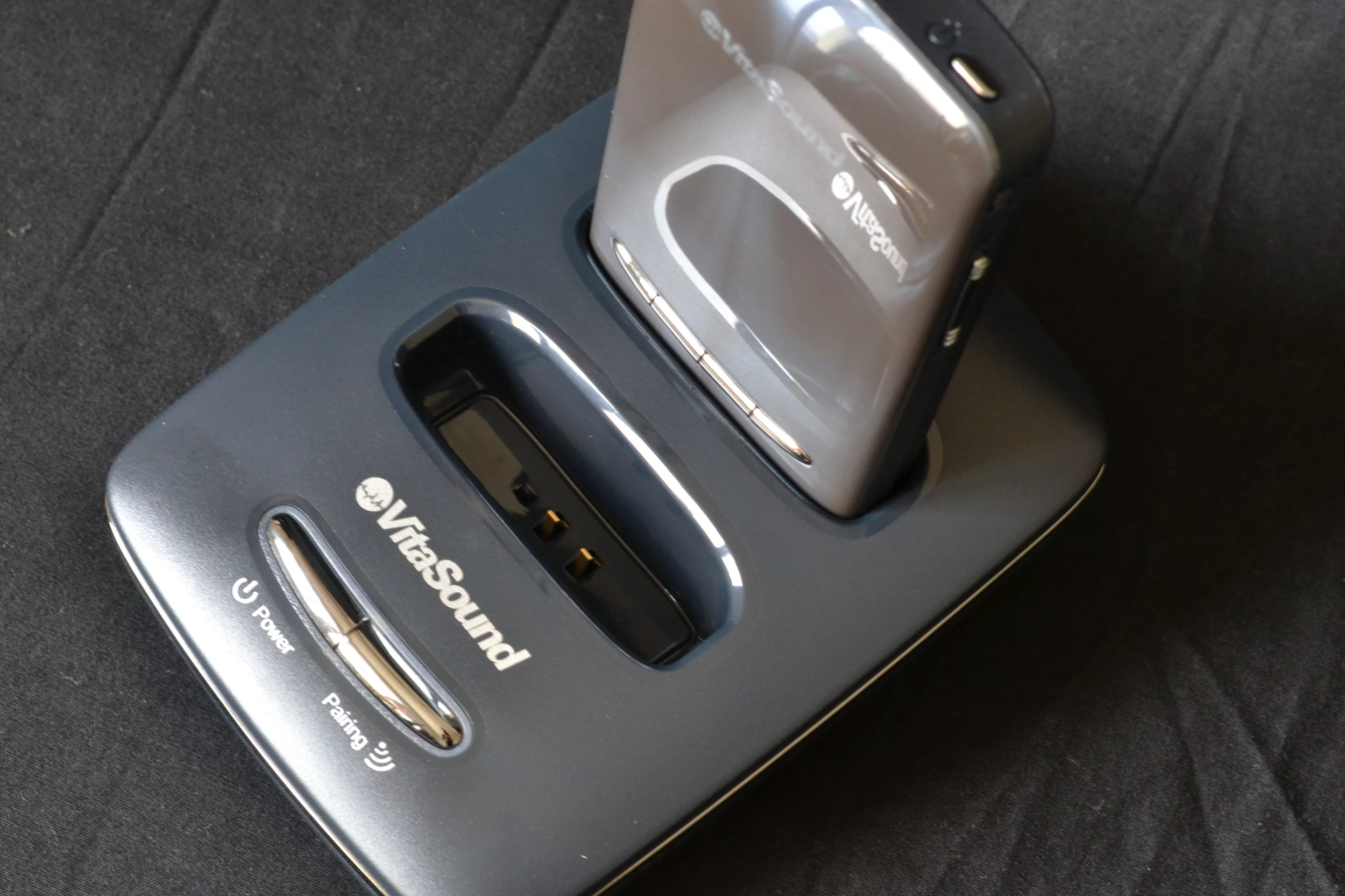 The base charges the handset whether the former is powered on or not