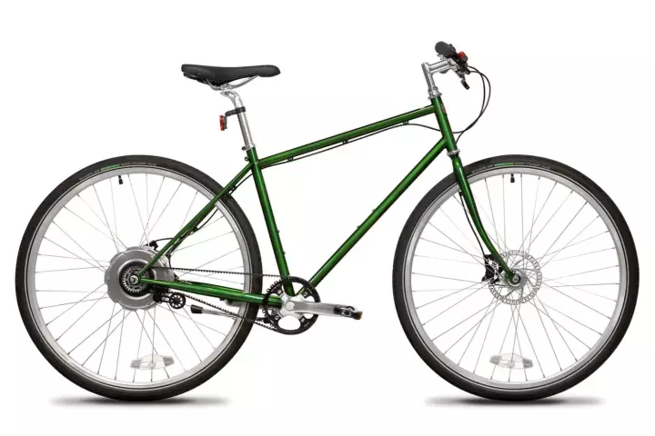 The Detroit DB-E electric bikes weighs roughly 32 lb, making it a light, sleek ebike ready to be ridden with or without power assistance