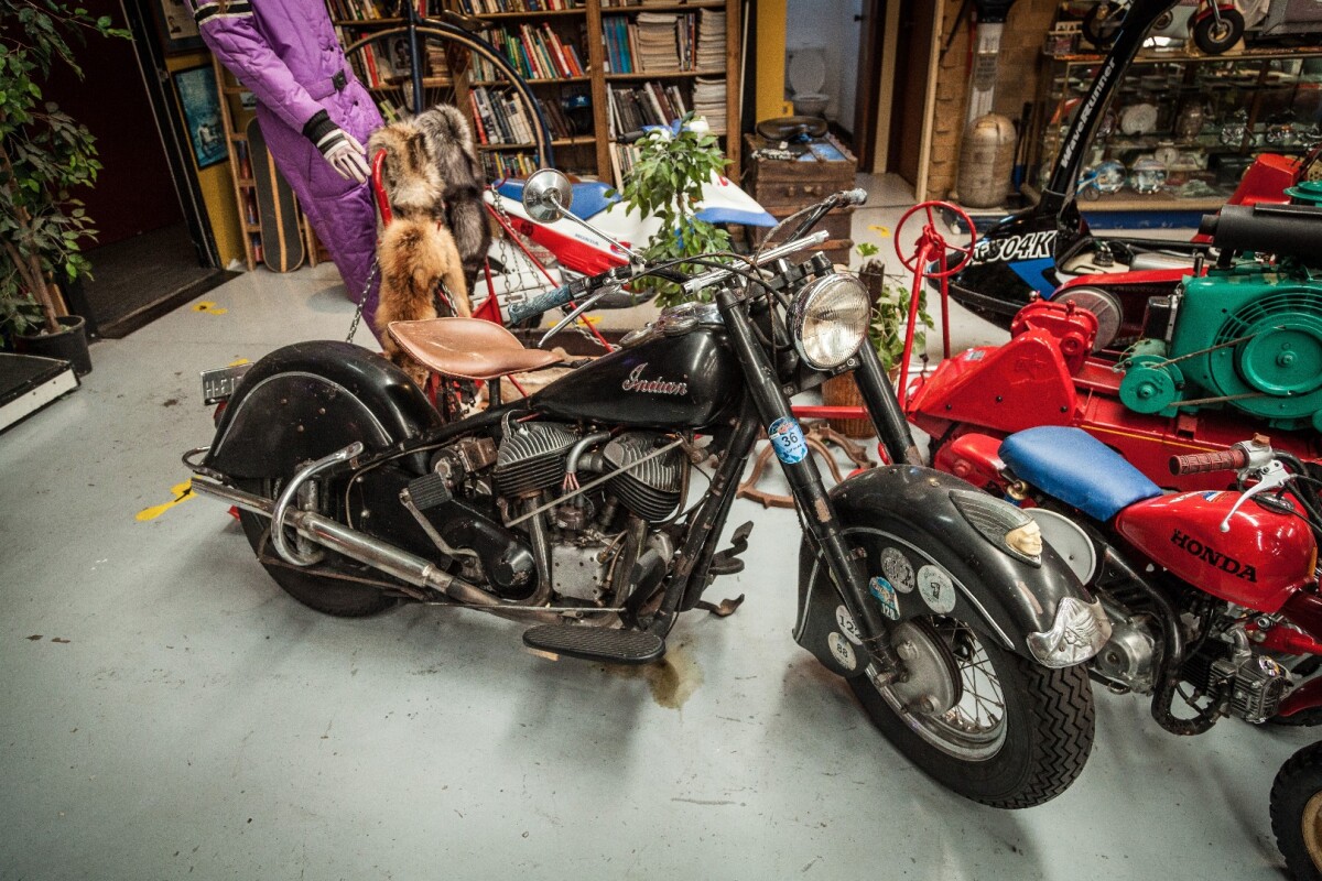 1951 Indian Squad bike - John's favourite ride