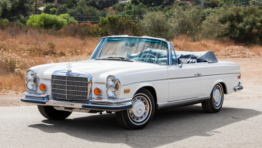 The top-of-the-range 280SE Coupe, Cabriolet and 300SEL saloon models were chosen by Mercedes-Benz to launch its 3.5-liter V8 engine in 1969. The SEL saloon used a new body-shell, while the Coupe and Cabriolet kept the decade-old coachwork for an extra year, so the 280SE 3.5 was the last with the much-admired body style and it came fitted with the sensational new V8 powerplant. These last-of-the-line top quality classics are highly sought after by discerning collectors, which explains the $260,000 price.