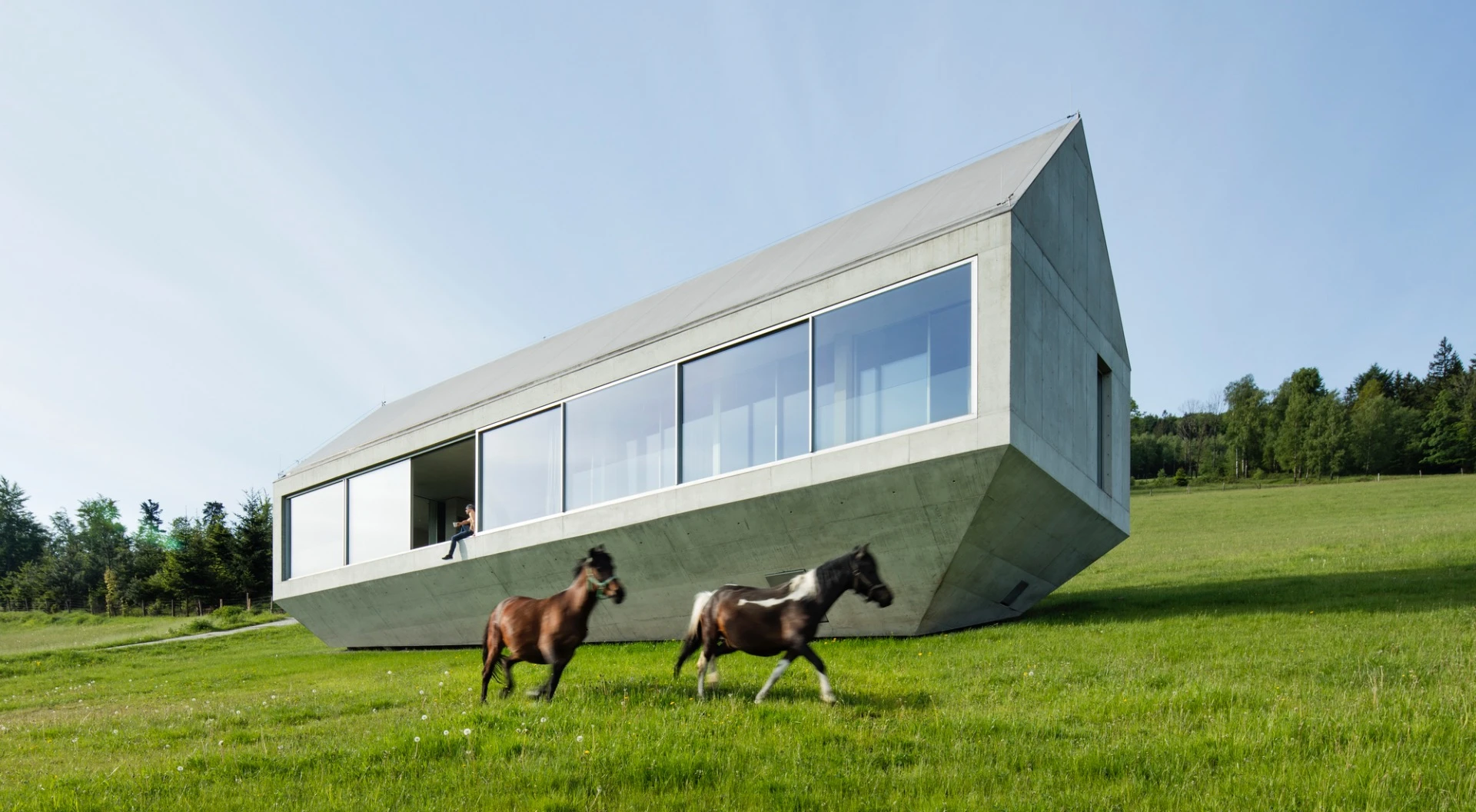 This stunning house, by KWK Promes, is one of the projects highlighted in our look at concrete architecture