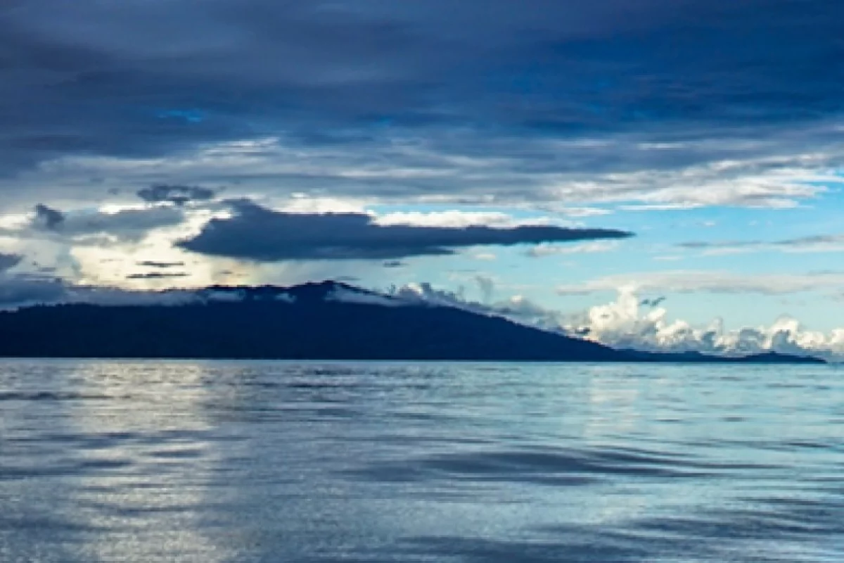 What looks like an unassuming mountain slope is actually part of the exposed fault plane of the Banda Detachment