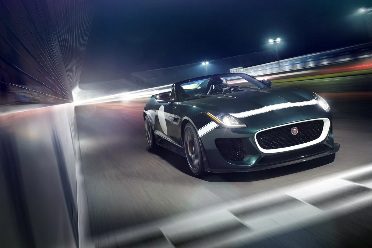 The Jaguar F-Type Project 7 is fully road legal