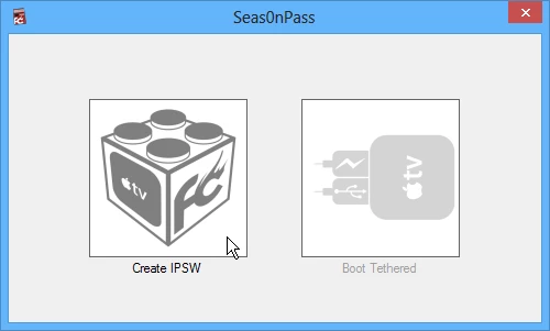 Create IPSW starts the jailbreak process