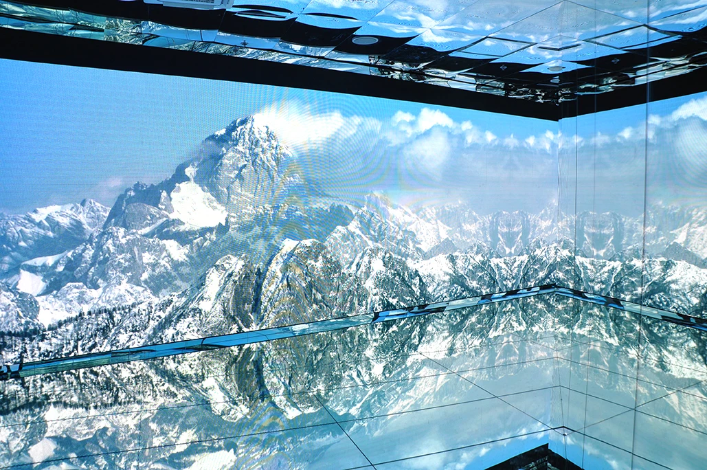 The Italian Pavilion features 14,000 square meters (150,695 sq. ft) of exhibition space