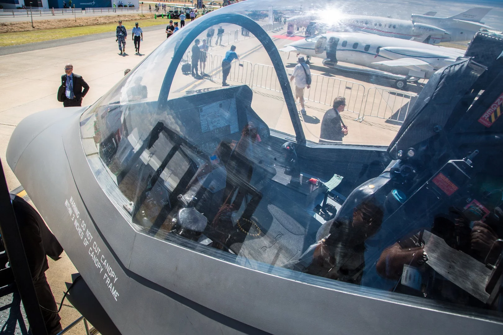 F-35A Joint Strike Fighter - cockpit