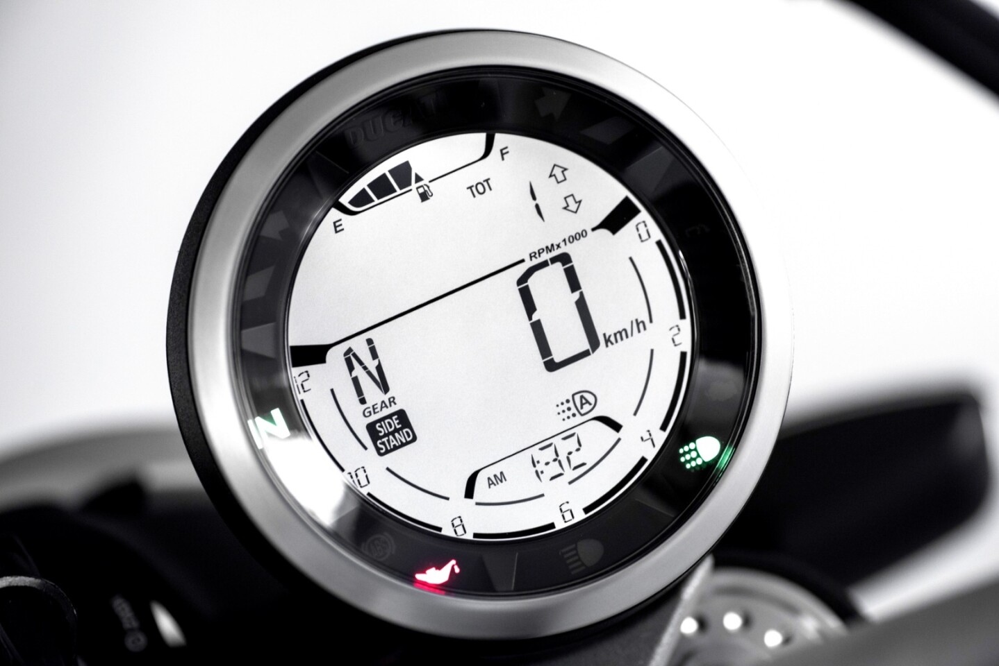 2019 Ducati Scrambler "Joyvolution": upgraded dash with fuel gauge and gear position indicator