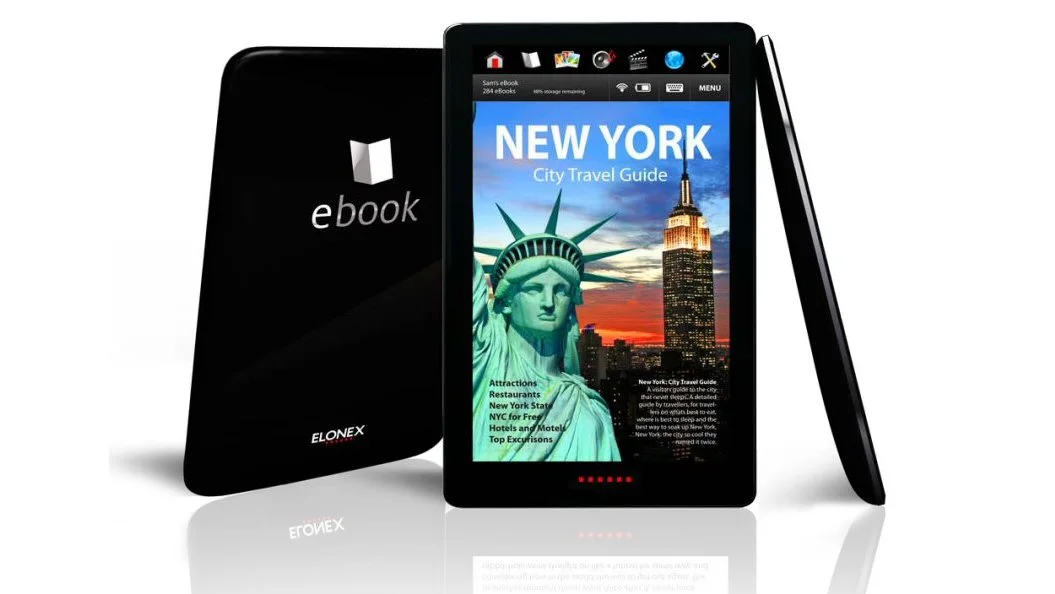 The Elonex 710EB eBook with full color LCD touchscreen display and wireless connectivity has just appeared for pre-order