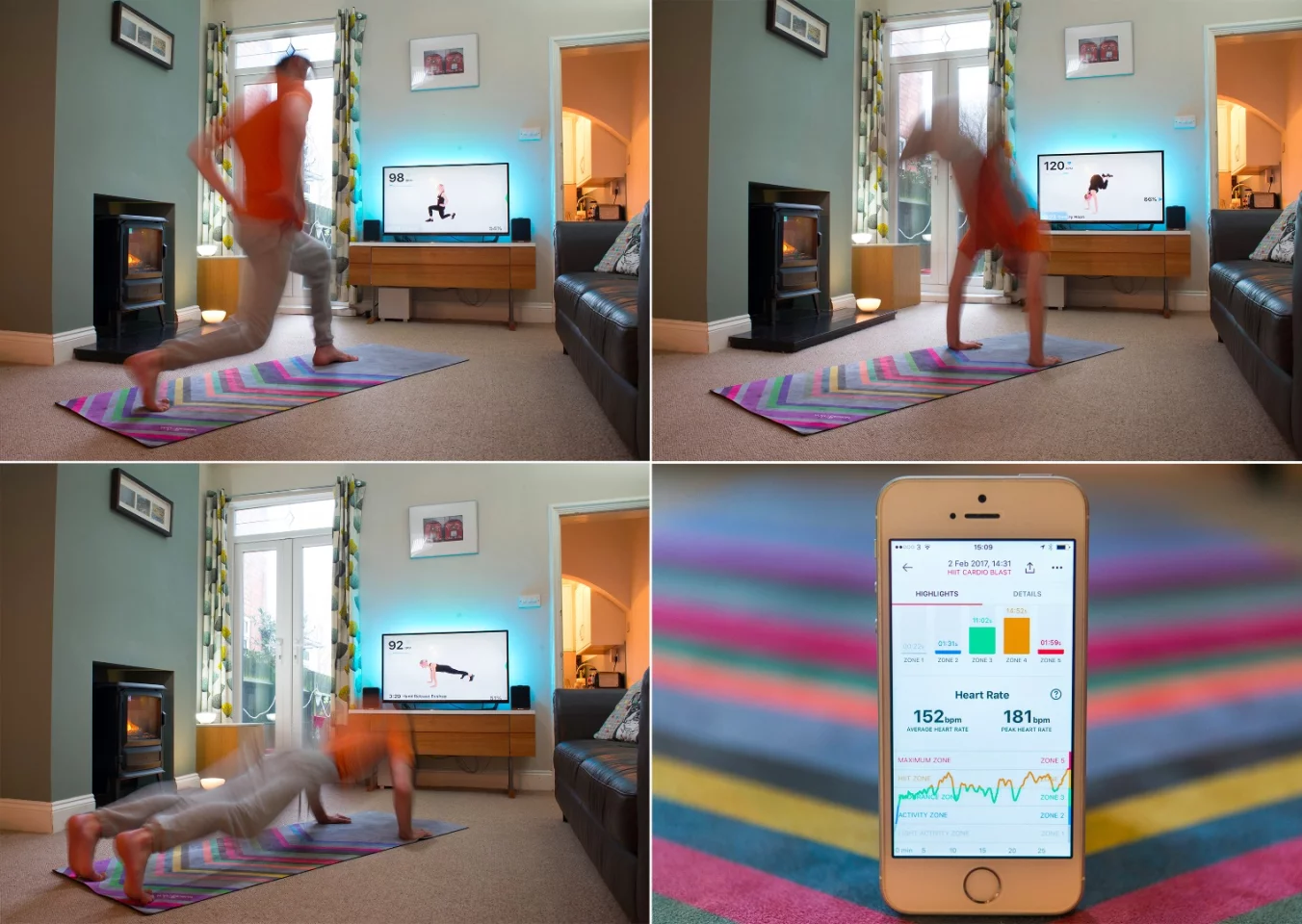 We try out the HIIT workouts of the Moov HR Sweat