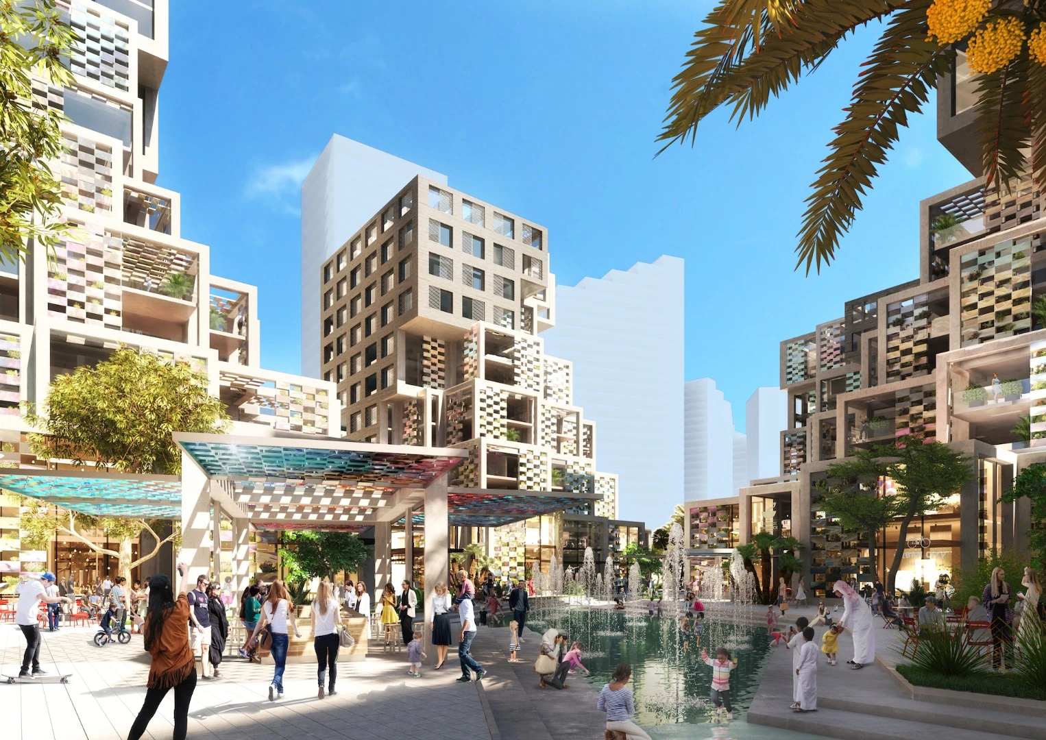 MVRDV's Pixel will connect to a large new beach, marina and public events area designed by BIG