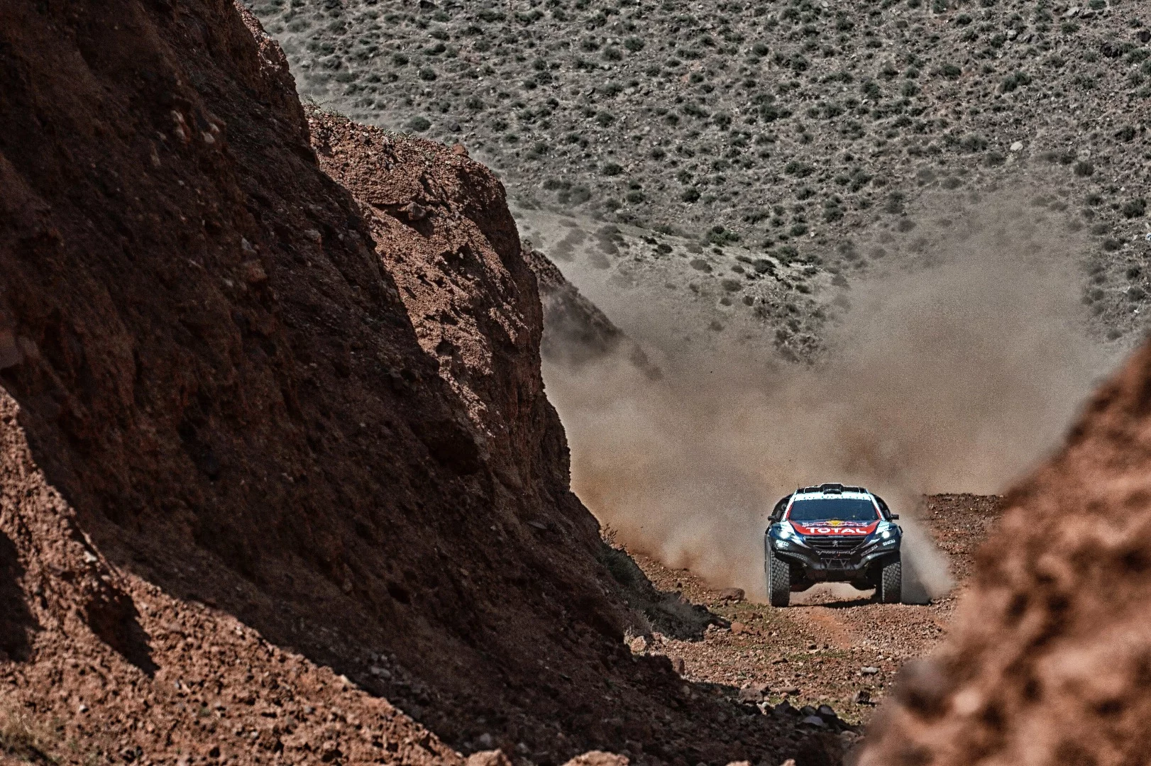 Team Peugeot Total at the China Silk Road Rally