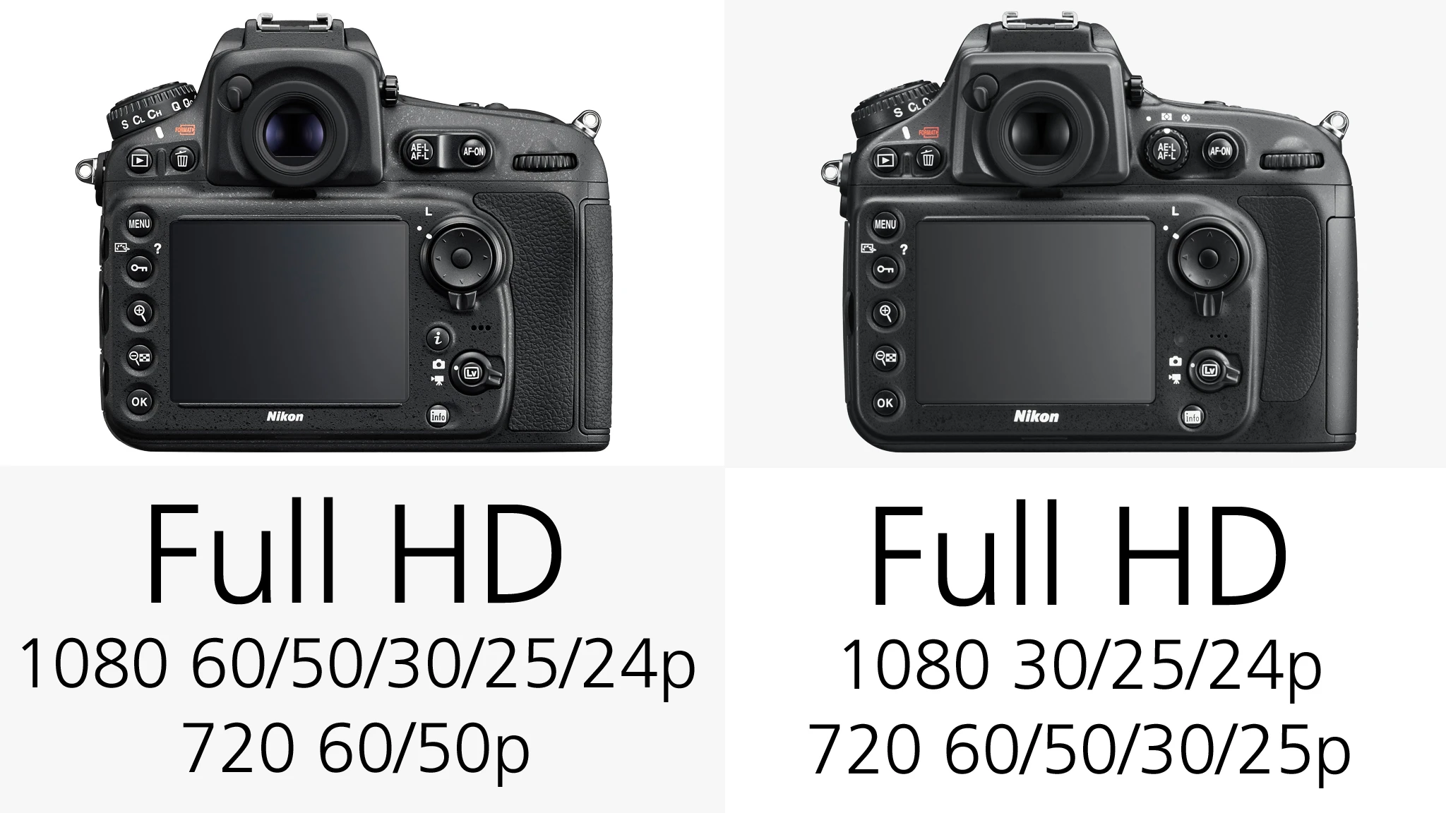 The Nikon D810 boasts a number of improved video features over the D800/E