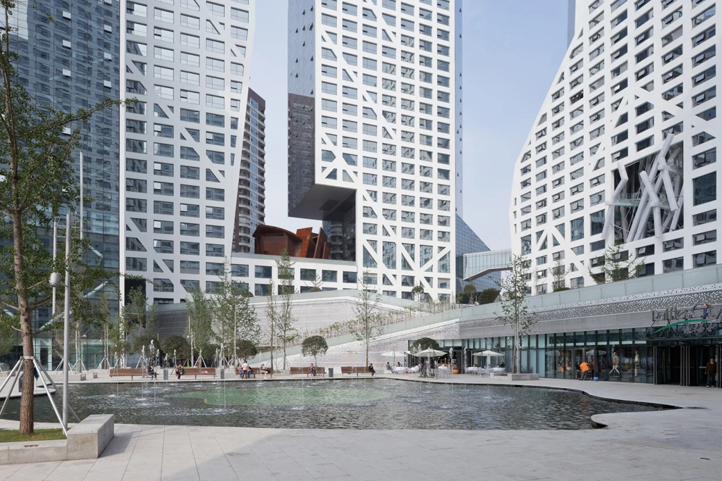Sliced Porosity Block by Steven Holl Architects, Architecture Merit Award Winner (image: Iwan Baan)
