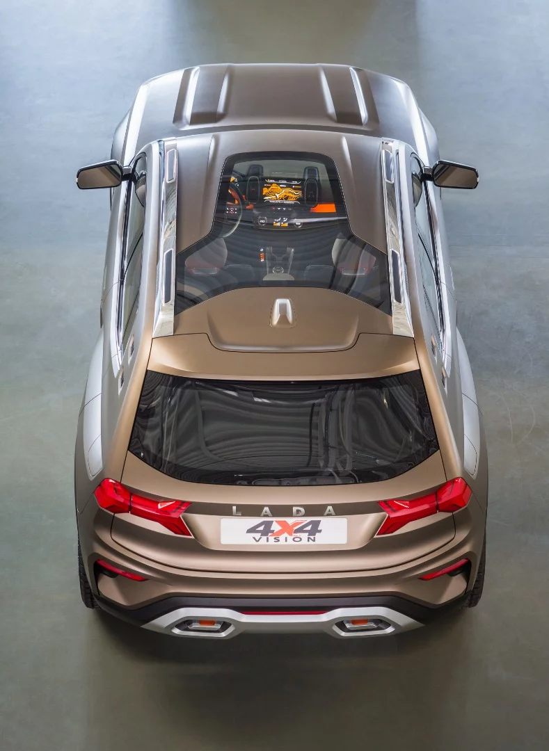 Lada 4x4 Vision: T-shaped sunroof looks great