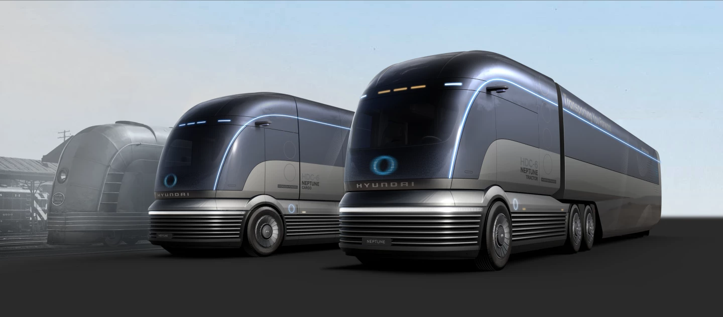 The HDC-6 Neptune Concept has a fuel cell powertrain