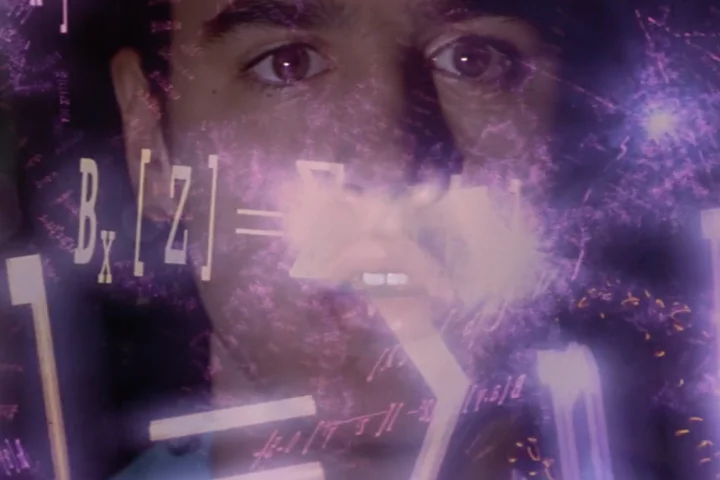 Mathematical equations means you are inside a computer in Hackers